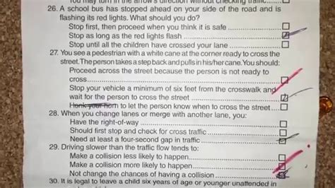 michigan driving written test samples